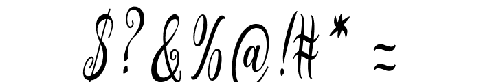 California Script Font OTHER CHARS