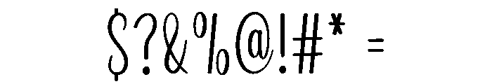 CaliforniaEnchanting Font OTHER CHARS