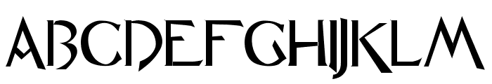 Caligo Regular Font UPPERCASE