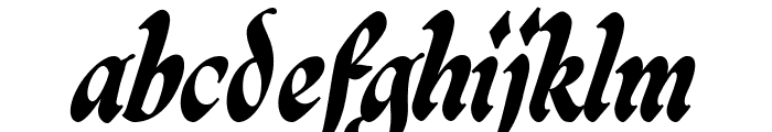 CaligrafBlackPERSONALUSE Font LOWERCASE