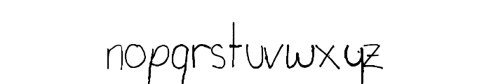 Calis in Puppetland Font LOWERCASE