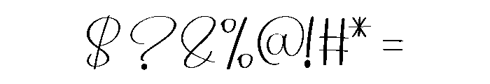 Calisa Beauty Font OTHER CHARS