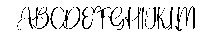 Calisa Beauty Font UPPERCASE