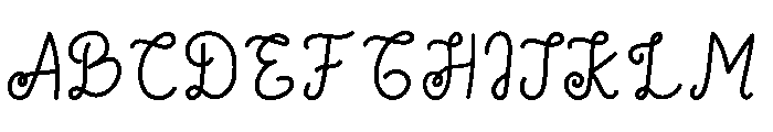 Calittra Font UPPERCASE