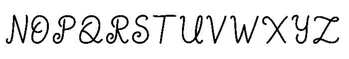 Calittra Font UPPERCASE
