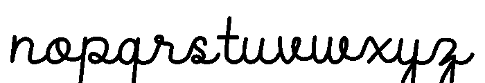 Calittra Font LOWERCASE
