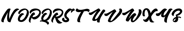 Calks Free Font UPPERCASE