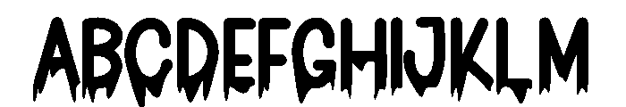 Call Curse Font UPPERCASE