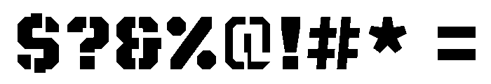 Call To Arms Regular Font OTHER CHARS