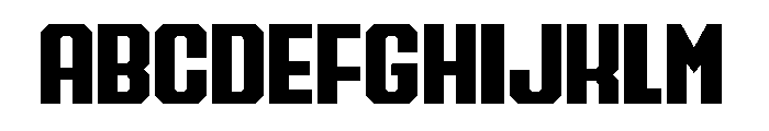 Call of Ops Duty II Font UPPERCASE