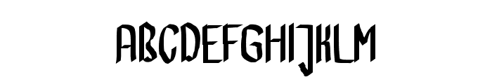 CalliBrush Font UPPERCASE