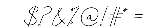 Callifornia Signature Font OTHER CHARS