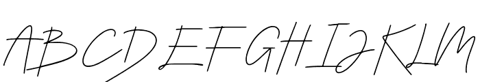 Callifornia Signature Font UPPERCASE