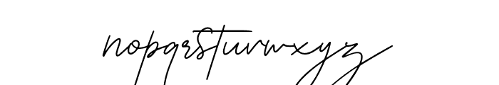 Callifornia Signature Font LOWERCASE