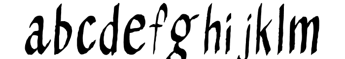 Calliglyphs Font LOWERCASE