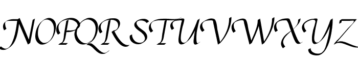 Calligram Personal Font UPPERCASE