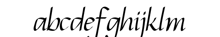 Calligram Personal Font LOWERCASE