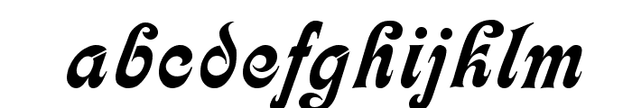 Calligraph  Medium Font LOWERCASE