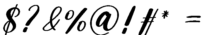 Calligrapher1 Font OTHER CHARS