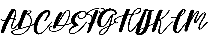 Calligrapher1 Font UPPERCASE