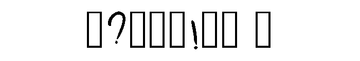 Calligraphy Of Adonai Regular Font OTHER CHARS