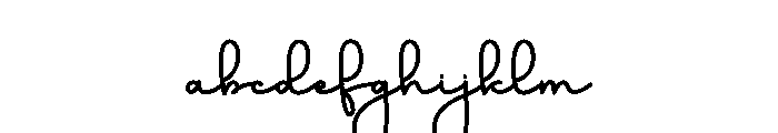 Calligraphy Present FONT