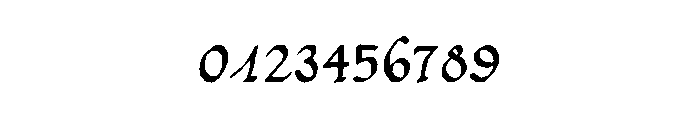 Calligraphy-Unicase Font OTHER CHARS