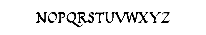 Calligraphy-Unicase Font UPPERCASE