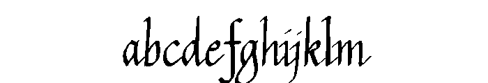 Calligraphy-Unicase FONT