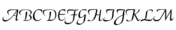 CalligraphyFLF Font UPPERCASE