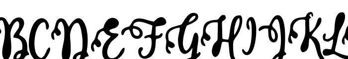 CalligraphyStye Font UPPERCASE