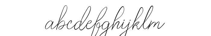 Callina  Regular Font LOWERCASE