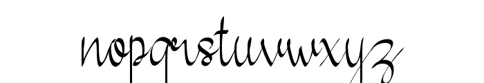 Callita Font LOWERCASE