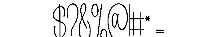 Calm Down1 Font OTHER CHARS