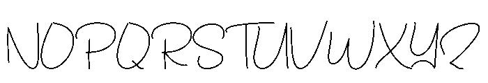Calm Down1 Font UPPERCASE