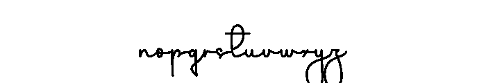 Calm Down1 Font LOWERCASE