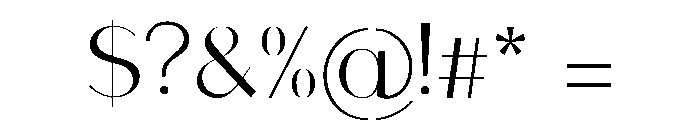 CaltonHosvesk Regular Font OTHER CHARS