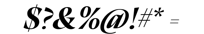Calvino Grande Trial Bold Italic Font OTHER CHARS