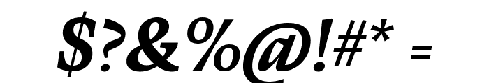 CalvinoTrial Bold Italic Font OTHER CHARS