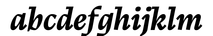 CalvinoTrial Bold Italic Font LOWERCASE