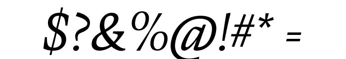 CalvinoTrial Book Italic Font OTHER CHARS