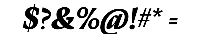 CalvinoTrial Extrabold Italic Font OTHER CHARS