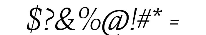 CalvinoTrial Light Italic Font OTHER CHARS