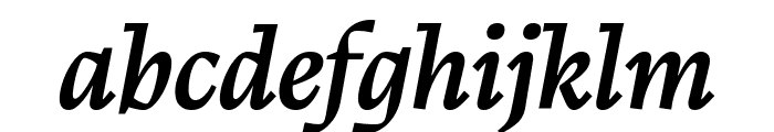 CalvinoTrial Semibold Italic Font LOWERCASE