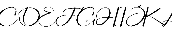 Calya1 Font UPPERCASE