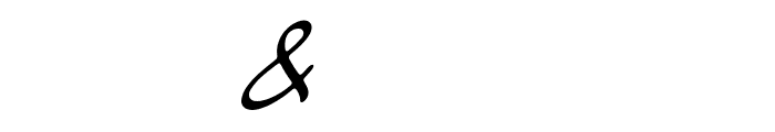 Camarali Personal Use Font OTHER CHARS
