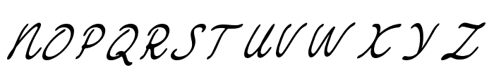 Camarali Personal Use Font UPPERCASE