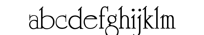Cambridge Medium Font LOWERCASE