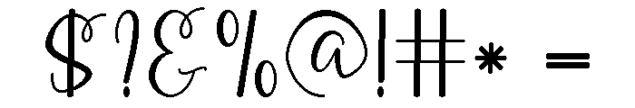 Camelia1 Font OTHER CHARS