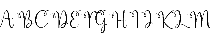 Camelia1 Font UPPERCASE